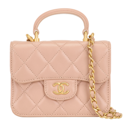 Mini Top Handle WOC, Leather, Pink, 31512624 (2021), AC/DB/B, 3*